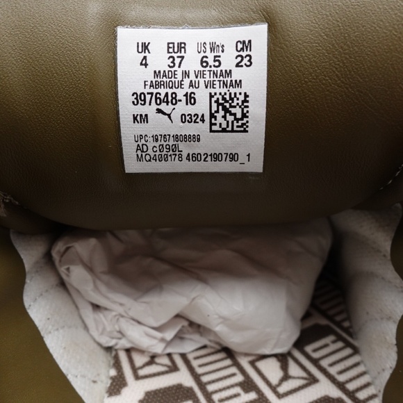 NEW Women's PUMA Suede XL Sneakers 397648-16 Wild Willow/Sugared Almond - Picture 6 of 13